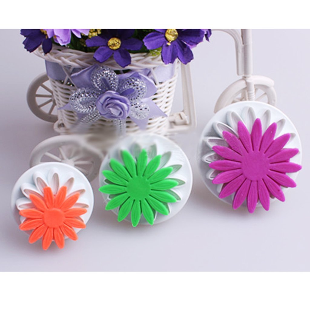 Zollyss Flower Fondant Cake Sugarcraft Decorating Kit Combos (Cookie Cutter) Set Of 33