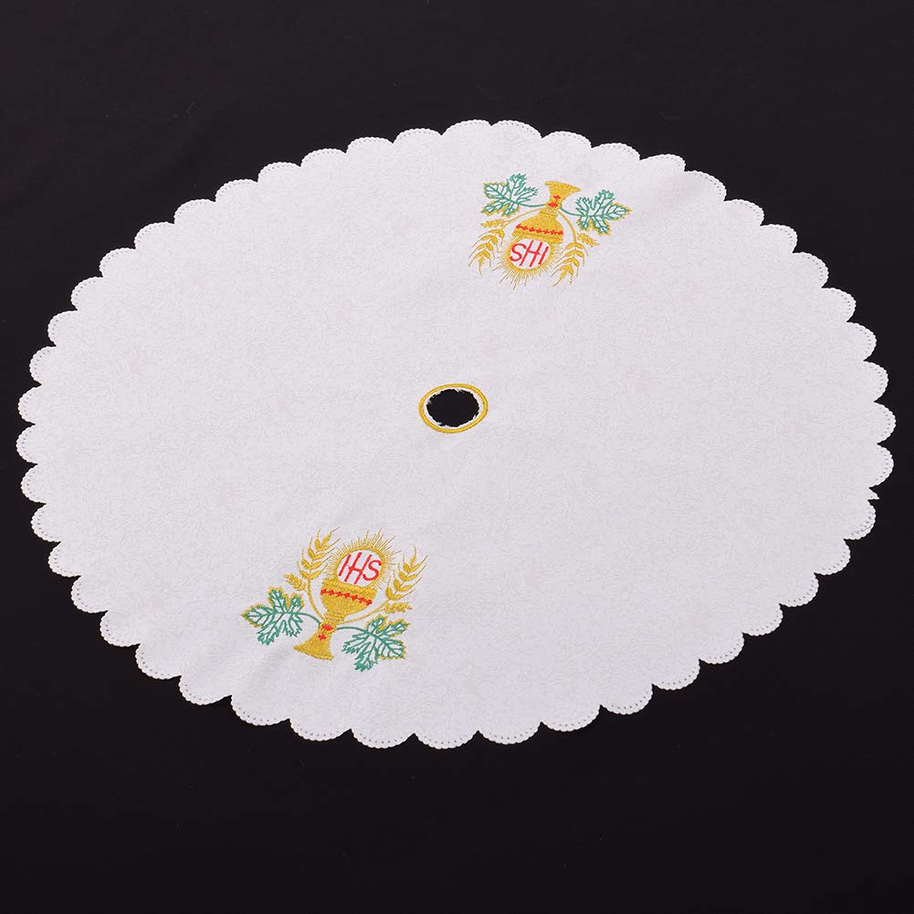 Blessume Altar Cloth Chalice Pall Chalice Veil White