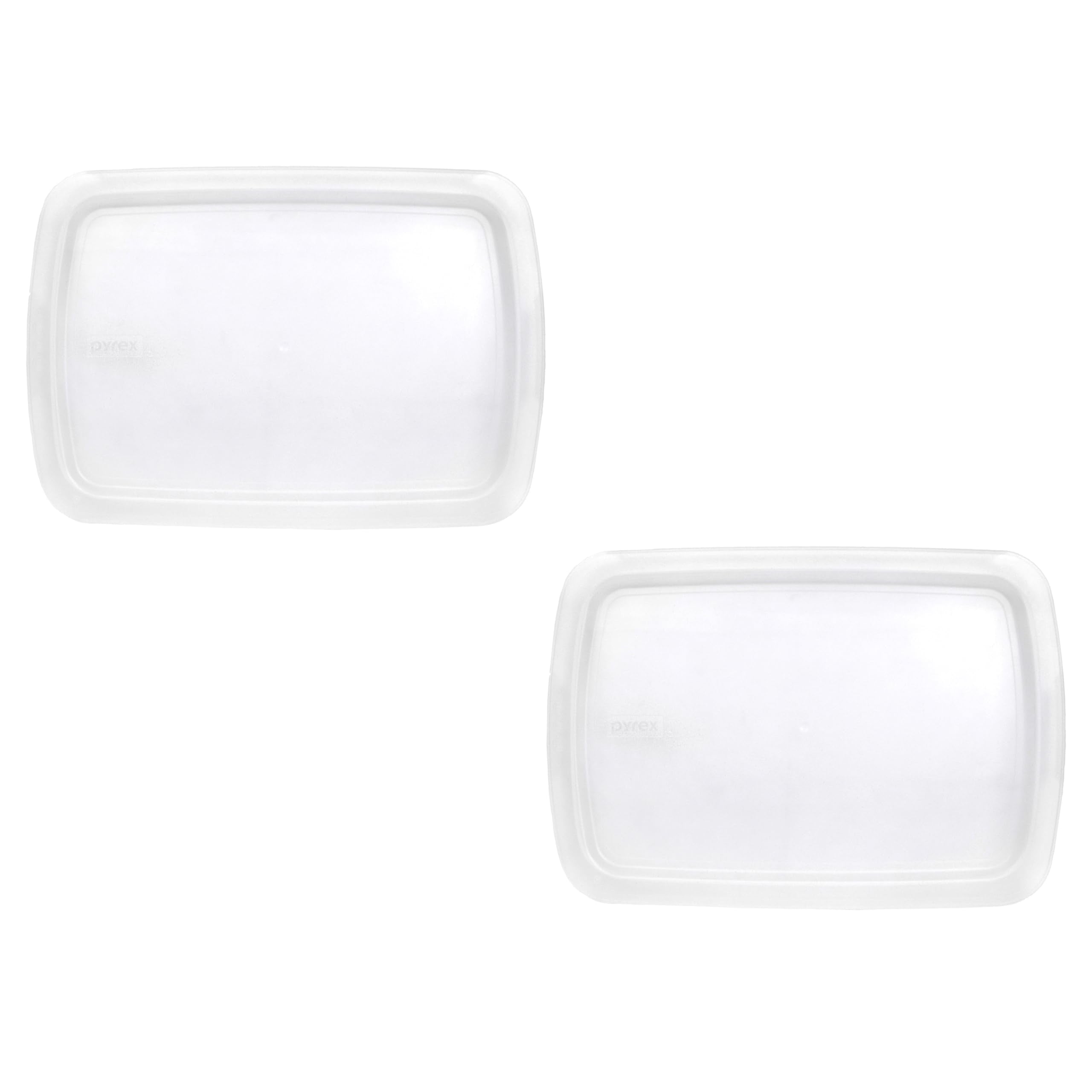 Pyrex C233PC 3Qt Clear Easy Grab Replacement Lids (2Pack)  Made in USA
