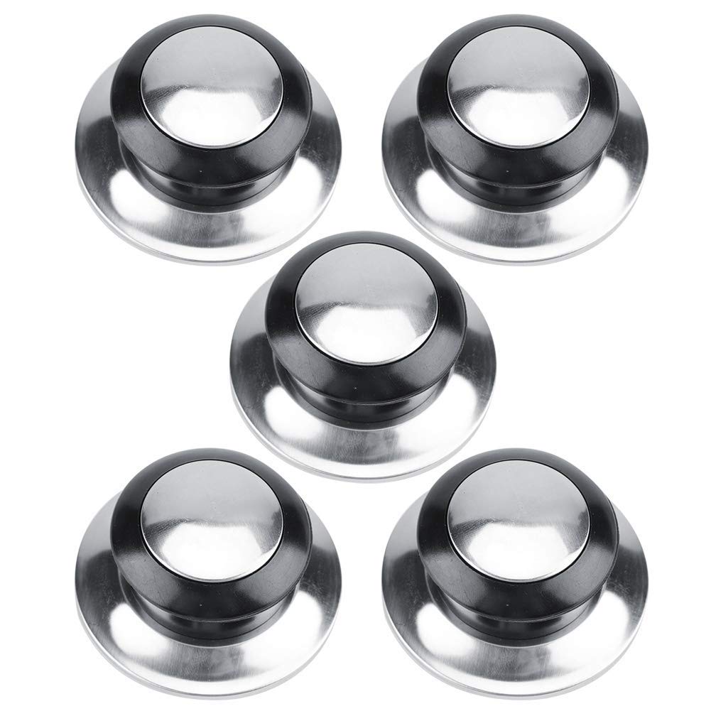 5Pcs Universal Pot Lid Knob Pot Pan Lids Lifting Handle Heat-Resistant Holding Knob Home Kitchen Cookware Replacement Parts
