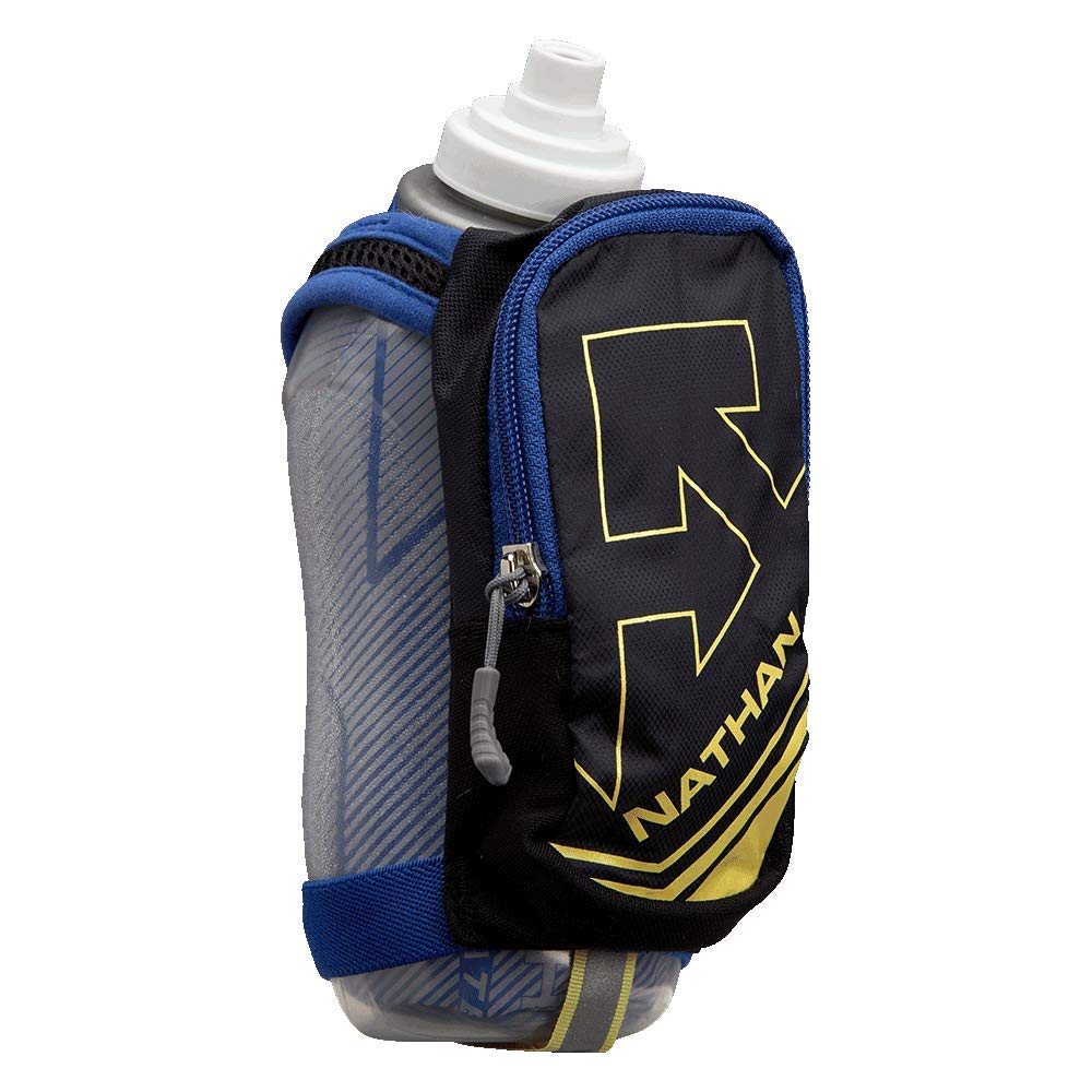 Nathan SpeedDraw Plus Insulated Handheld Water Bottle - Grip-Free Running Flask for Runners, Hiking, and Sports