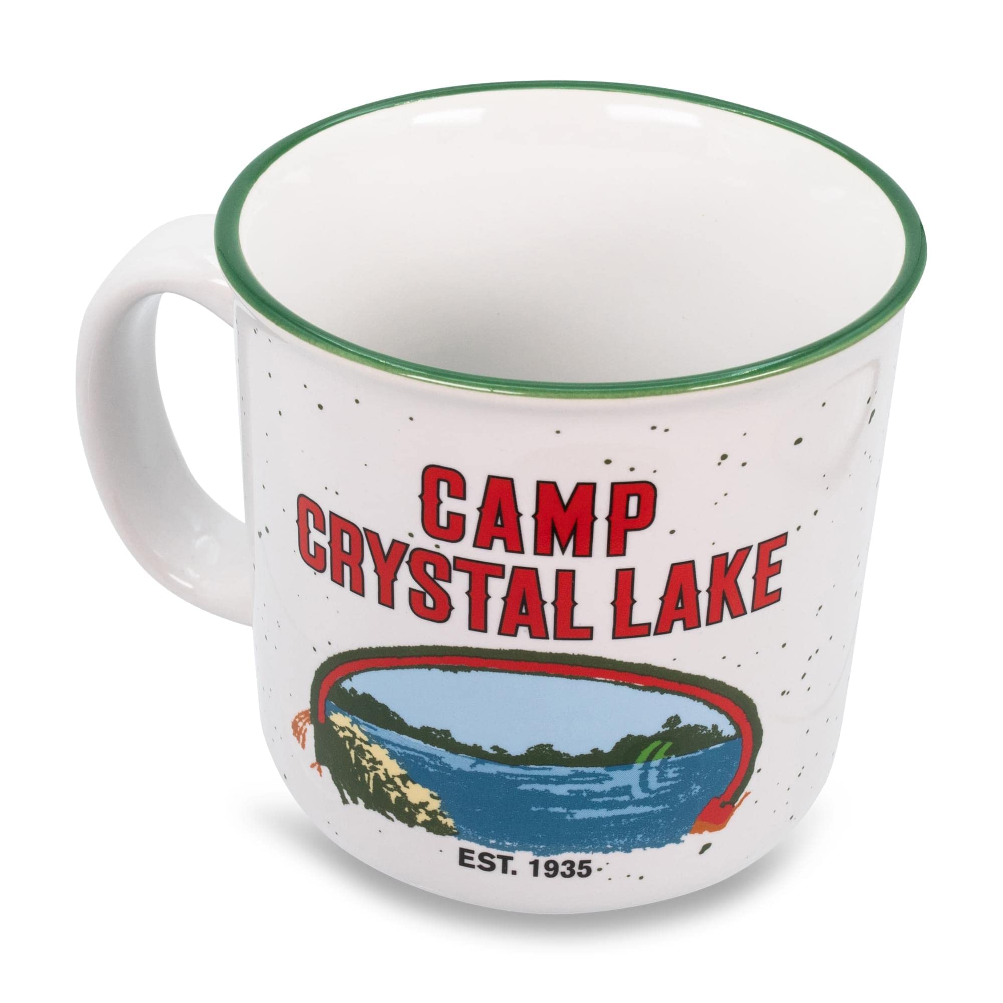 Friday The 13Th Crystal Lake Ceramic Camper Mug | Holds 20 Ounces