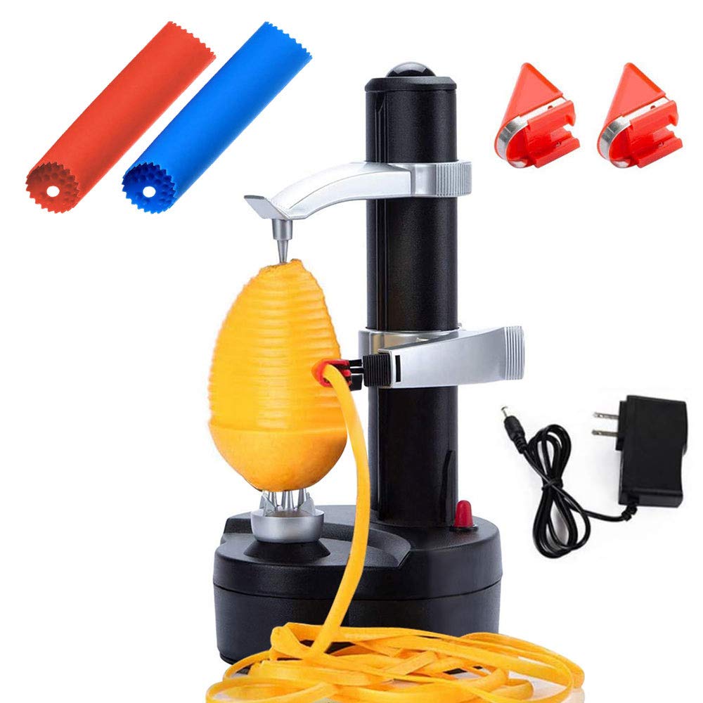 Electric Potato Peeler Automatic Apple Peeler, Smart Vegetable Fruit Peeler Machine, Stainless Steel Kitchen Peeling Tool [1 Ada