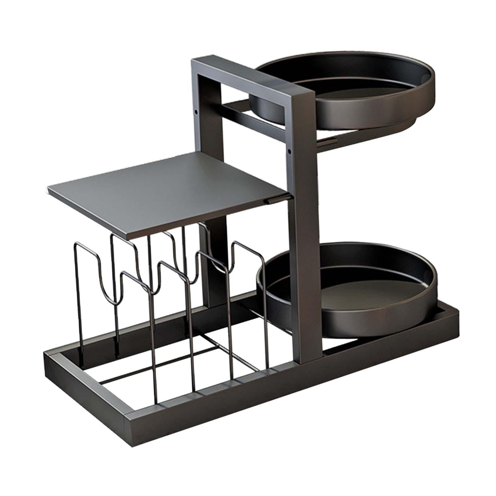 Trendivibe 2 Tier Spice Rack Seasoning And Spice Bottle Stand For Household Dining Room