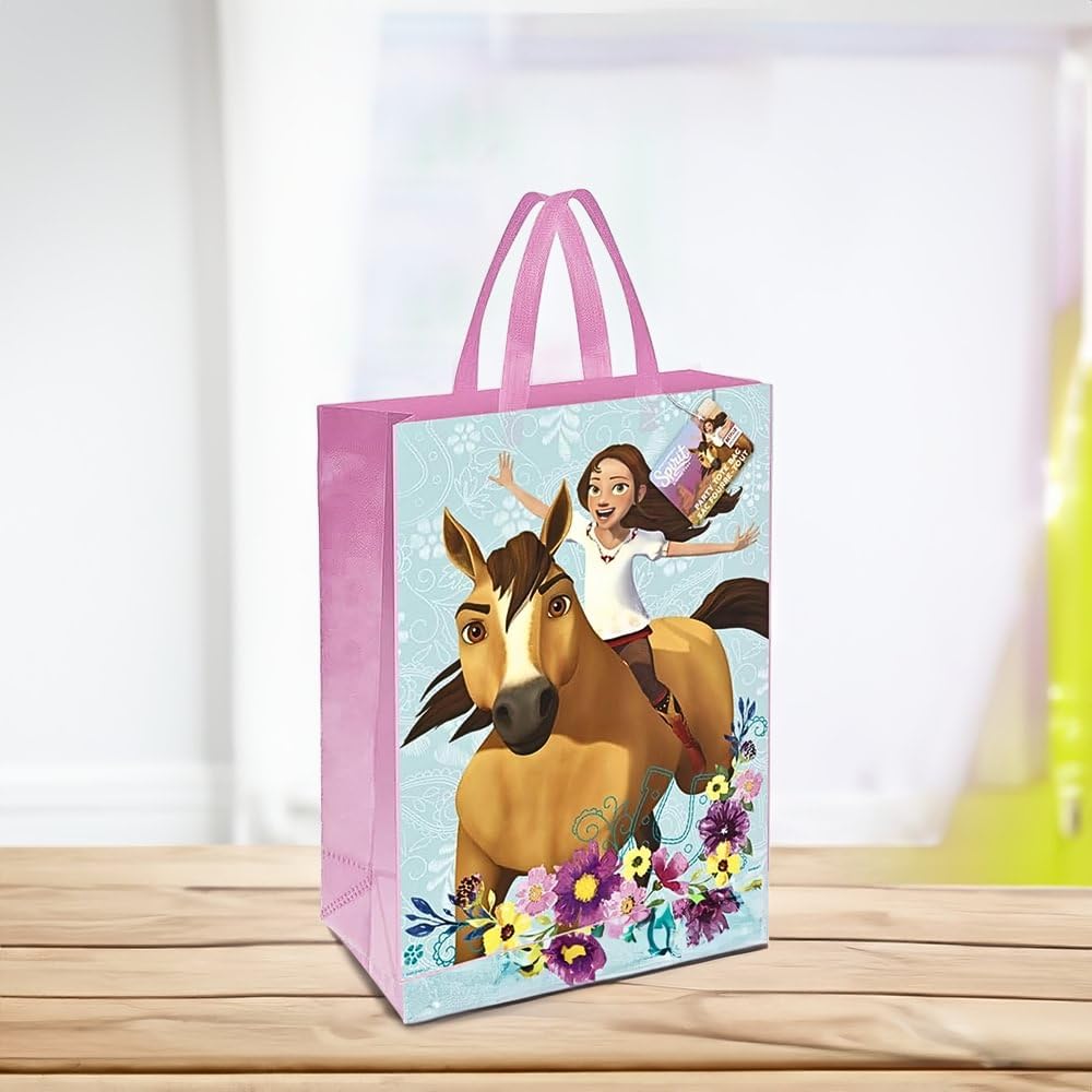 Spirit Riding Free Plastic Tote Bag - 13'' X 11'', 1 Pc