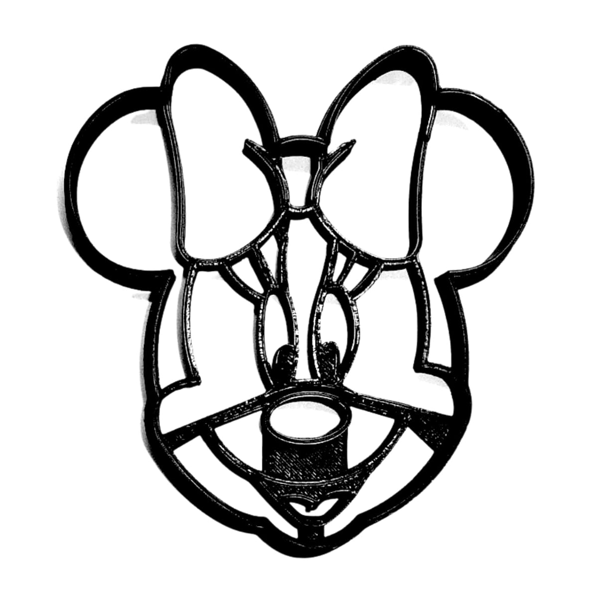 Themed Magical Mouse With Bow Detailed Face Cartoon Character Cookie Cutter Made In Usa Pr3025