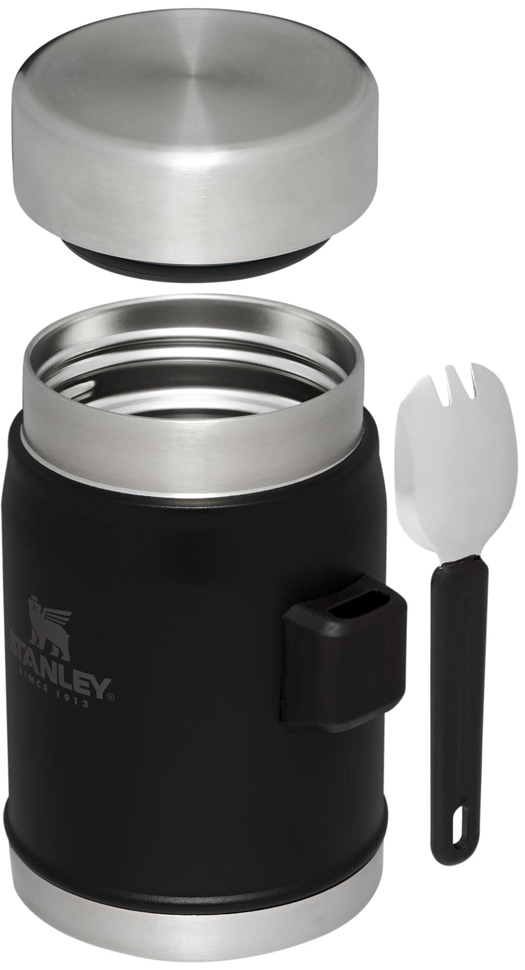 Stanley Classic Legendary Classic Food Jar + Spork 14Oz Matte Black