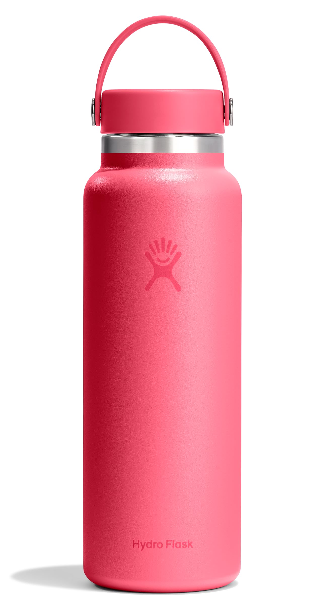 Hydro Flask Water Bottle - Insulated Stainless Steel - Wide Mouth Flex Lid, Non Spill, Leakproof and Refillable in 40 Oz Popstar