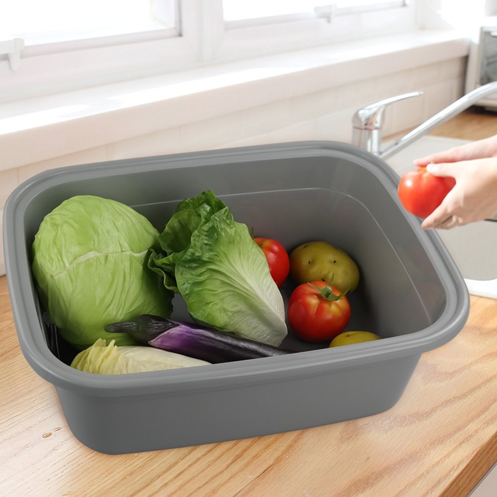 Ggbin 18 Quart Dish Pan/Wash Basins, Set Of 3