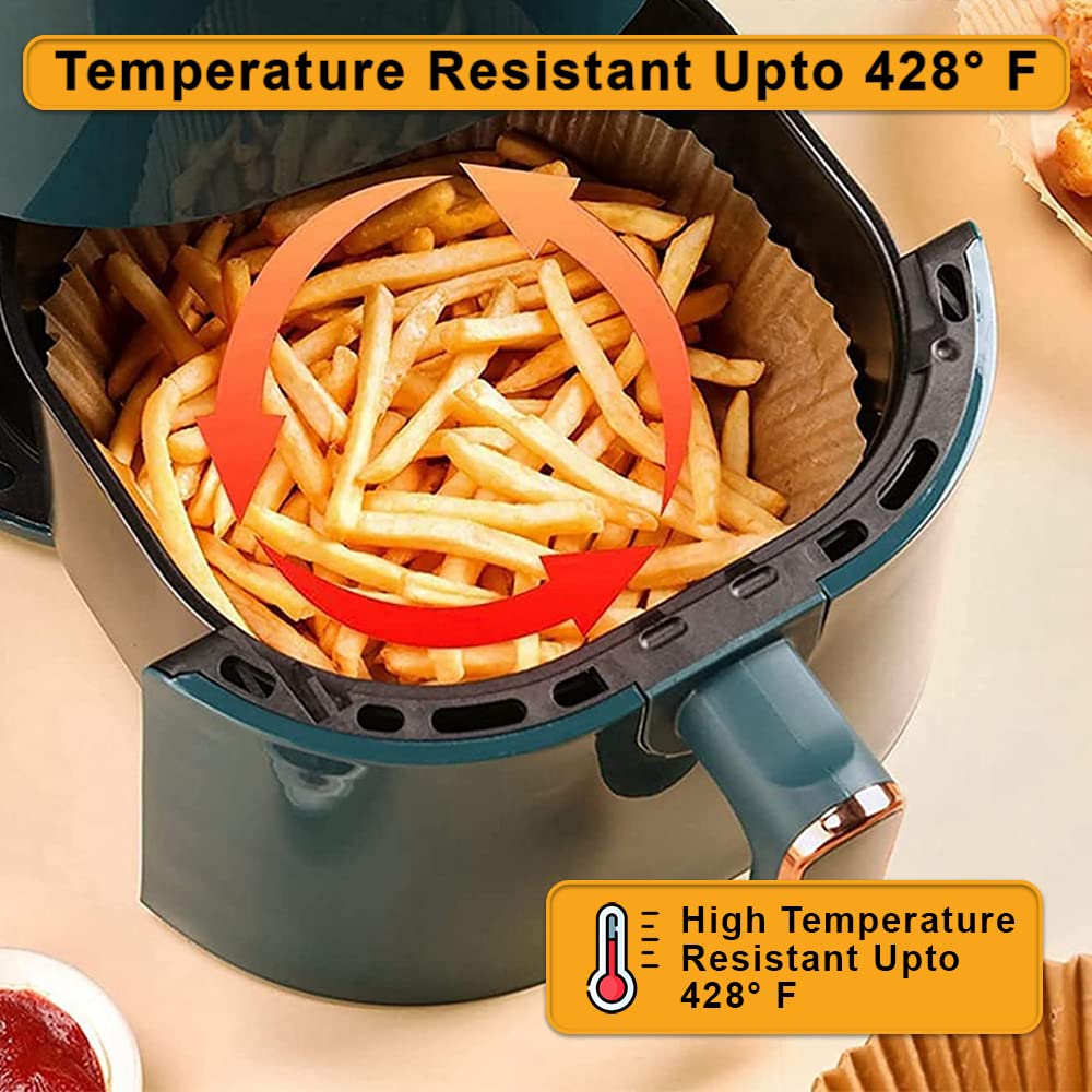 Air Fryer Liners For Ninja (Fits 2-5 Qt) - 150 Pcs Air Fryer Disposable Paper Liner, Airfryer Paper Liners Disposable