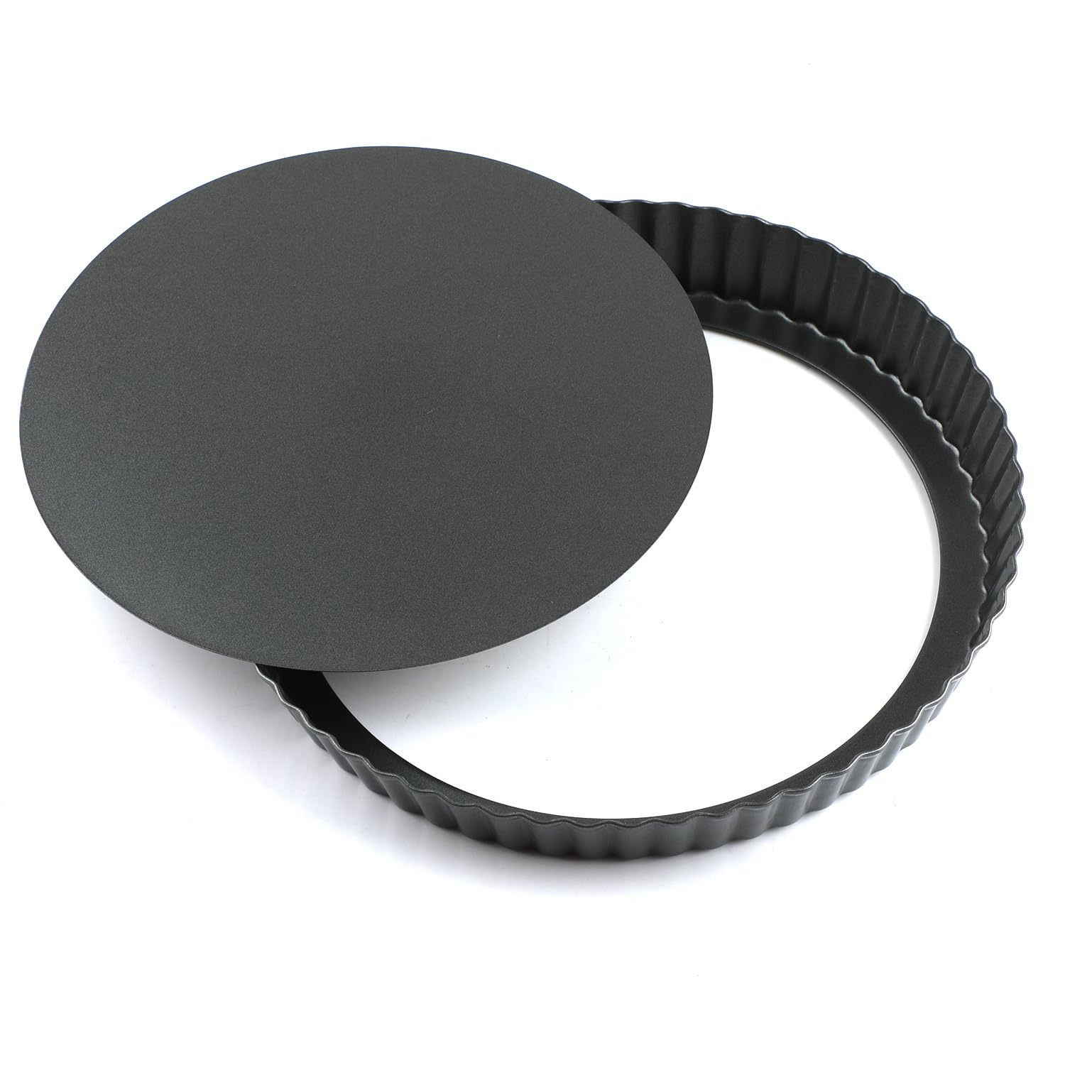 Z-Color 11 Inch Non-Stick Loose Bottom Cake Mold Quiche Pan Chrysanthemum Pie And Cake Mould Pizza Pan