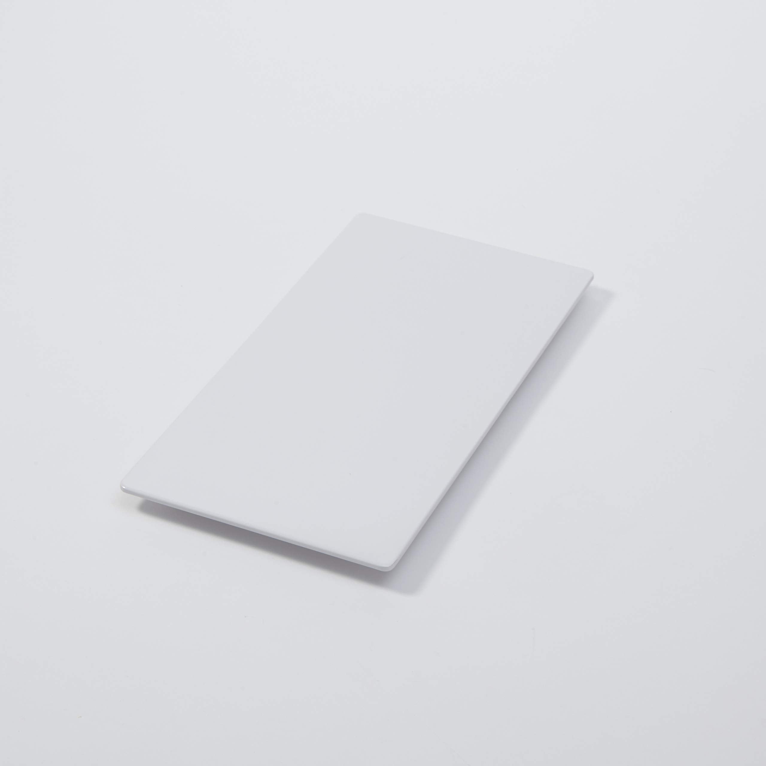 American Metalcraft Mel189 Endurance Melamine Flat Rectangular Platter, 18'' X 9'', White