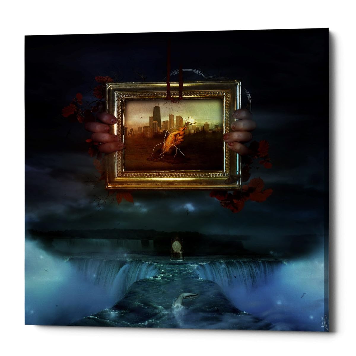Cortesi Home 'Dangerous Dreams' By Mario Sanchez Nevado, Canvas Wall Art, 37''X37''