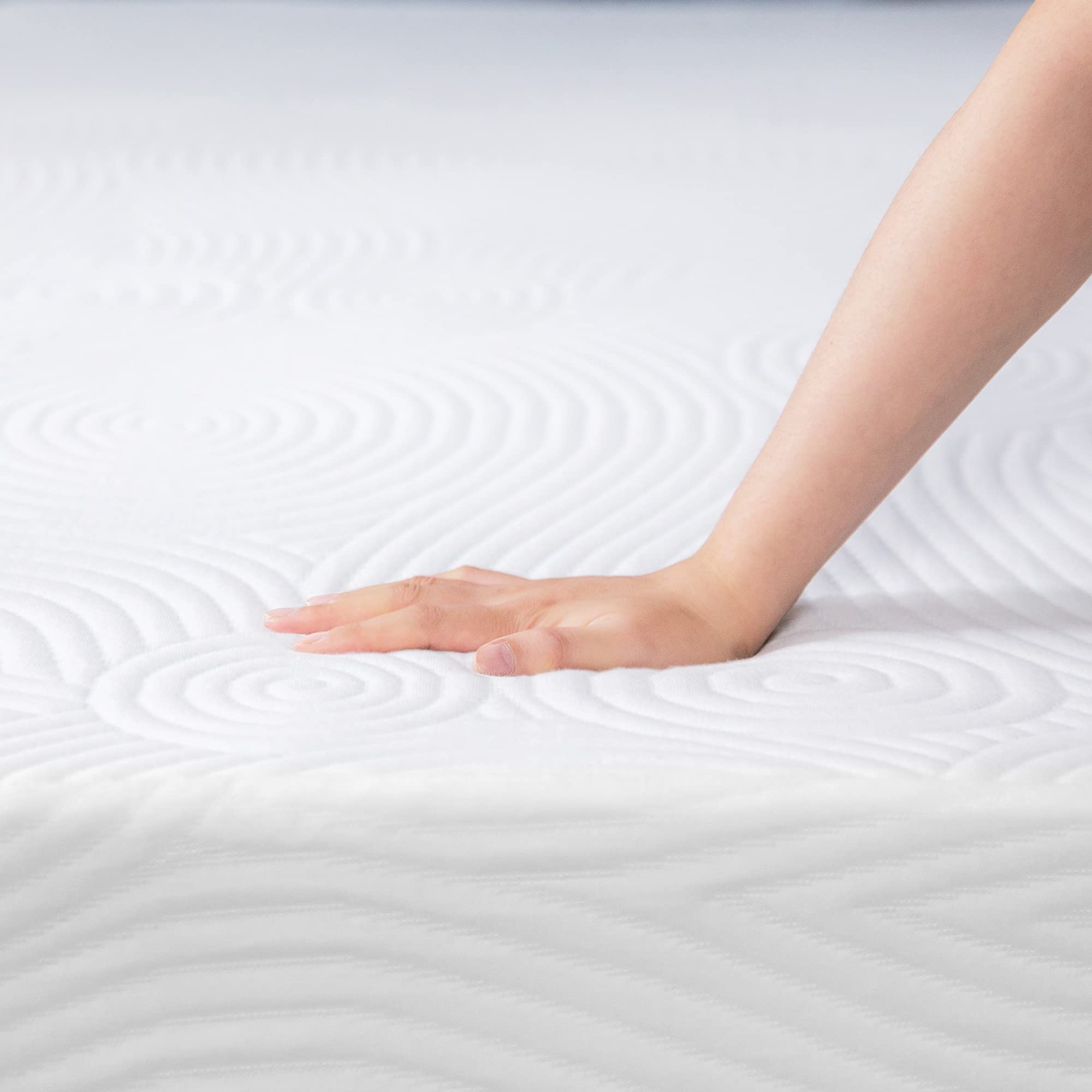 Mellow 12 Inch Cooling Gel-Infused Memory Foam Bed Mattress, Medium Firm Sleep And Breathable Fabric Cover, King, Mattress In A