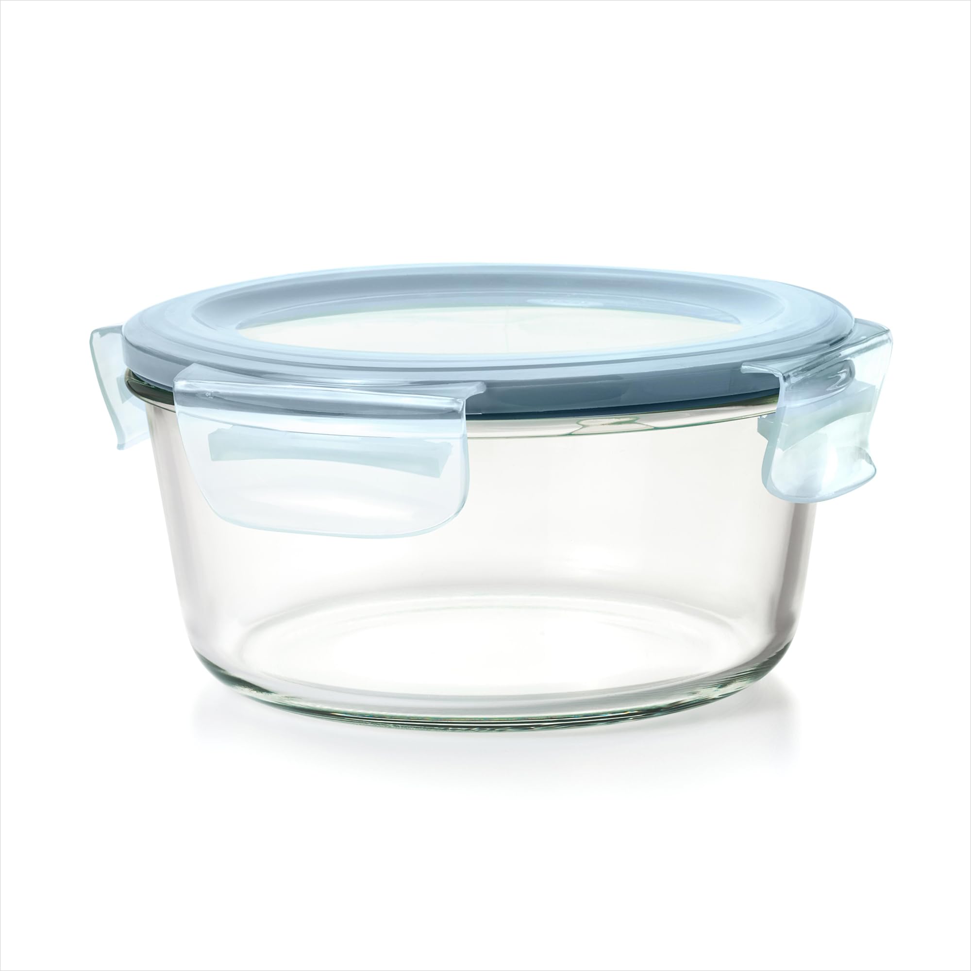 OXO Good Grips Smart Seal 7Cup Glass Food Storage Container  Arctic Blue