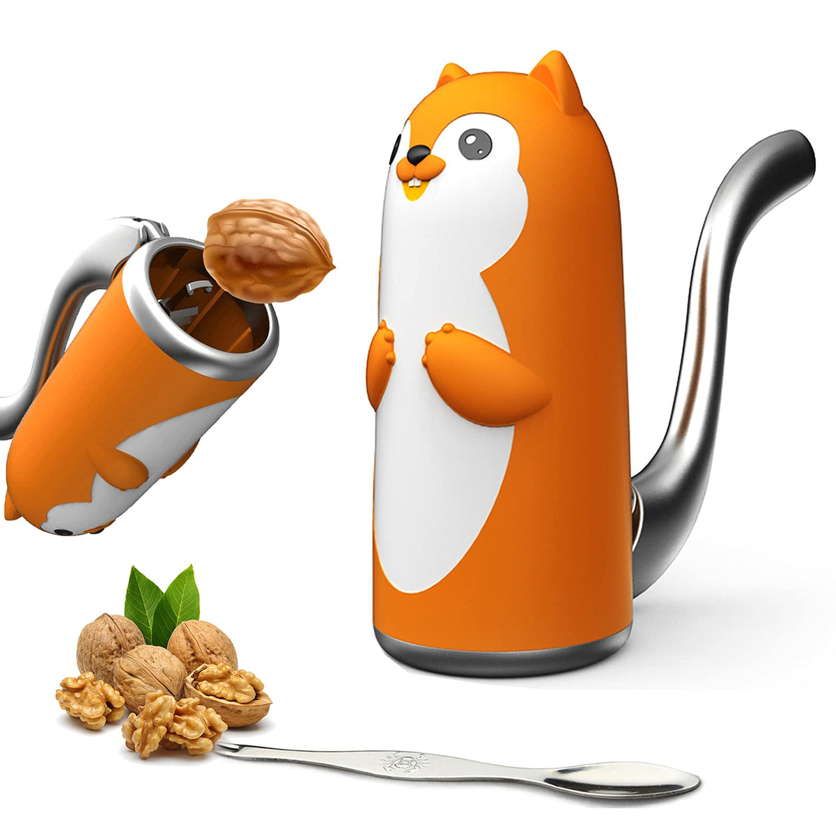 Nut Crackers Walnut Cracker,Pecan Crackers And Picks.Easy Cracking Nuts,Pecan,Hazelnuts, Almonds, Walnut, Brazil Nuts,Etc. Yello