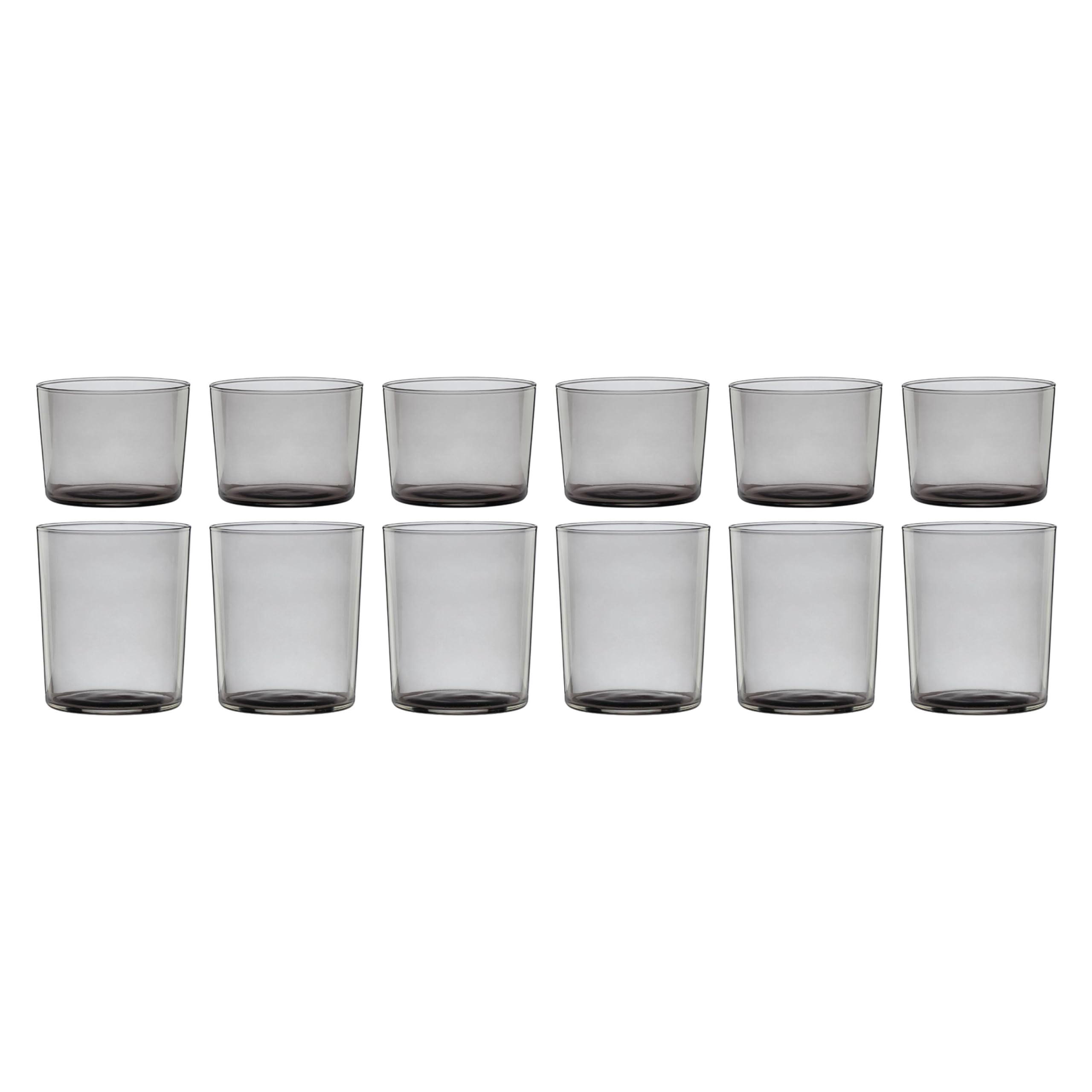 Oneida 895978 Stackables Smoke Drinkware, Set Of 12