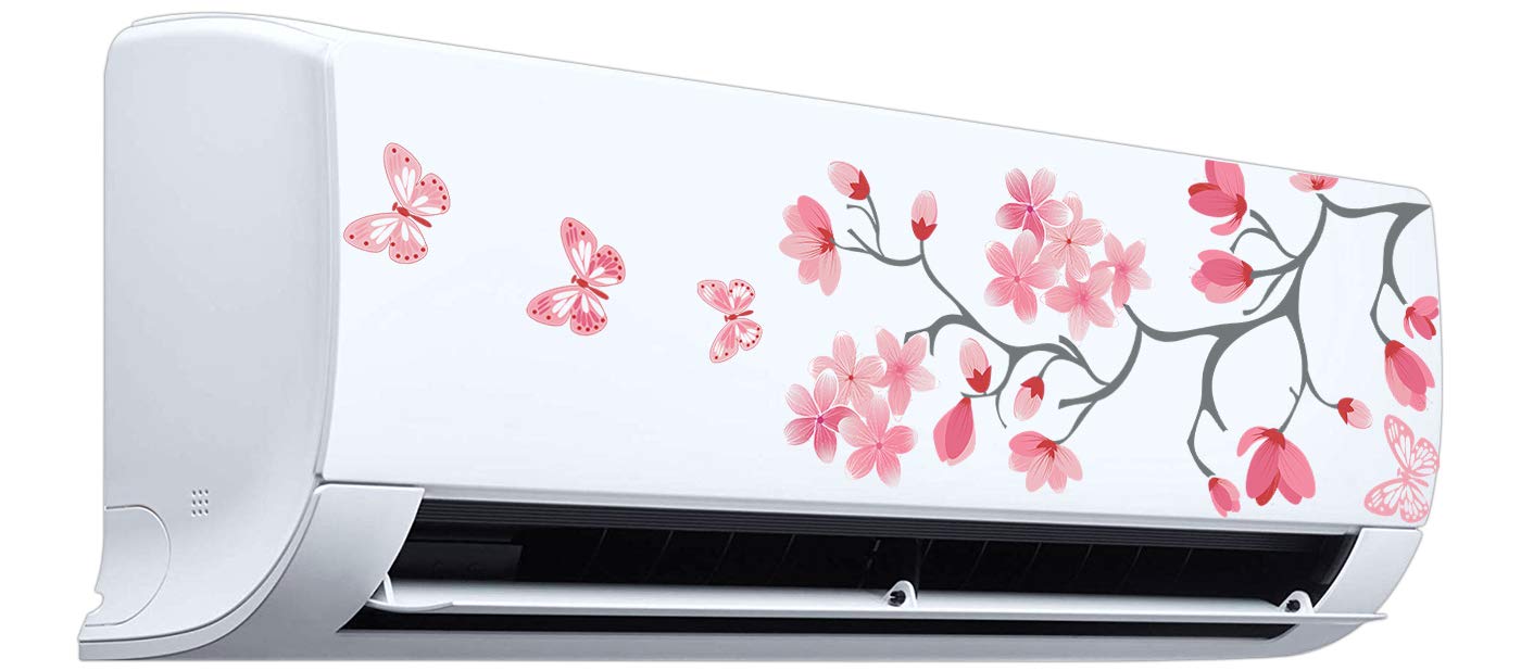 Decopix 'Ac Sticker Fridge Sticker Wall Sticker Split Ac Stickers Air Conditioner Sticker - Standard Size (Fit For All Models/Si