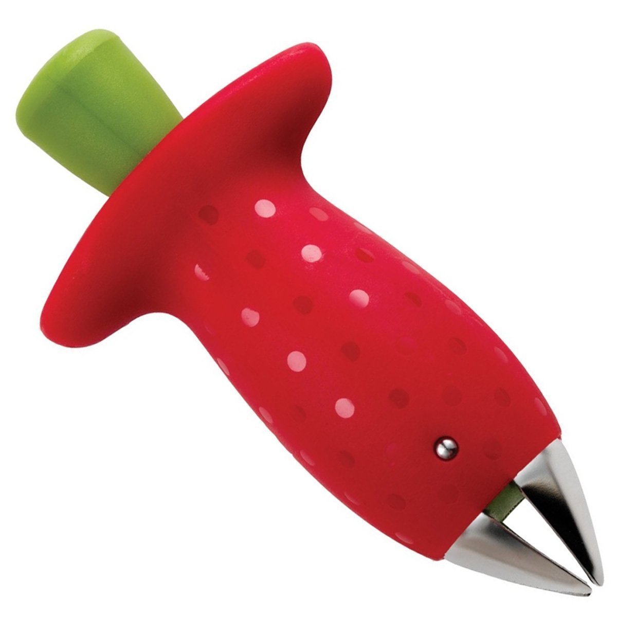 Chef'N Stemgem Strawberry Huller, 3.5'', Red/Green
