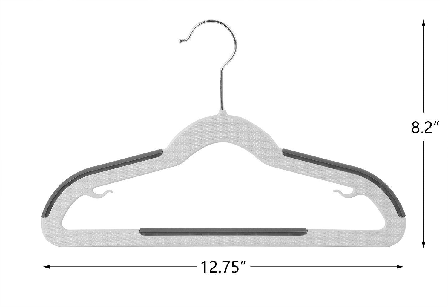 Finnhomy Extra Strong 30 Pack Plastic Hangers For Baby And Kids, Children Clothes Hangers With Non-Slip Pads, Great For Any Baby