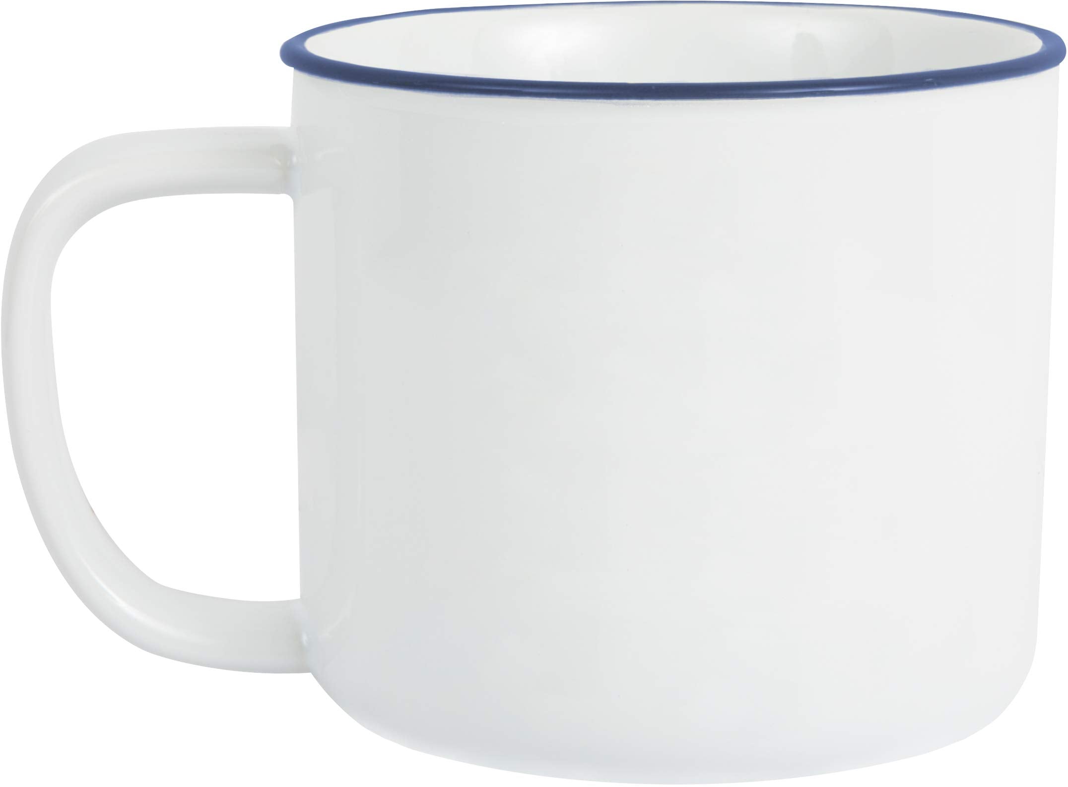 Pavilion Gift Company Large 17 Oz Stoneware Coffee Cup Mug Better To Wake At The Lake, 1 Count (Pack Of 1), Blue