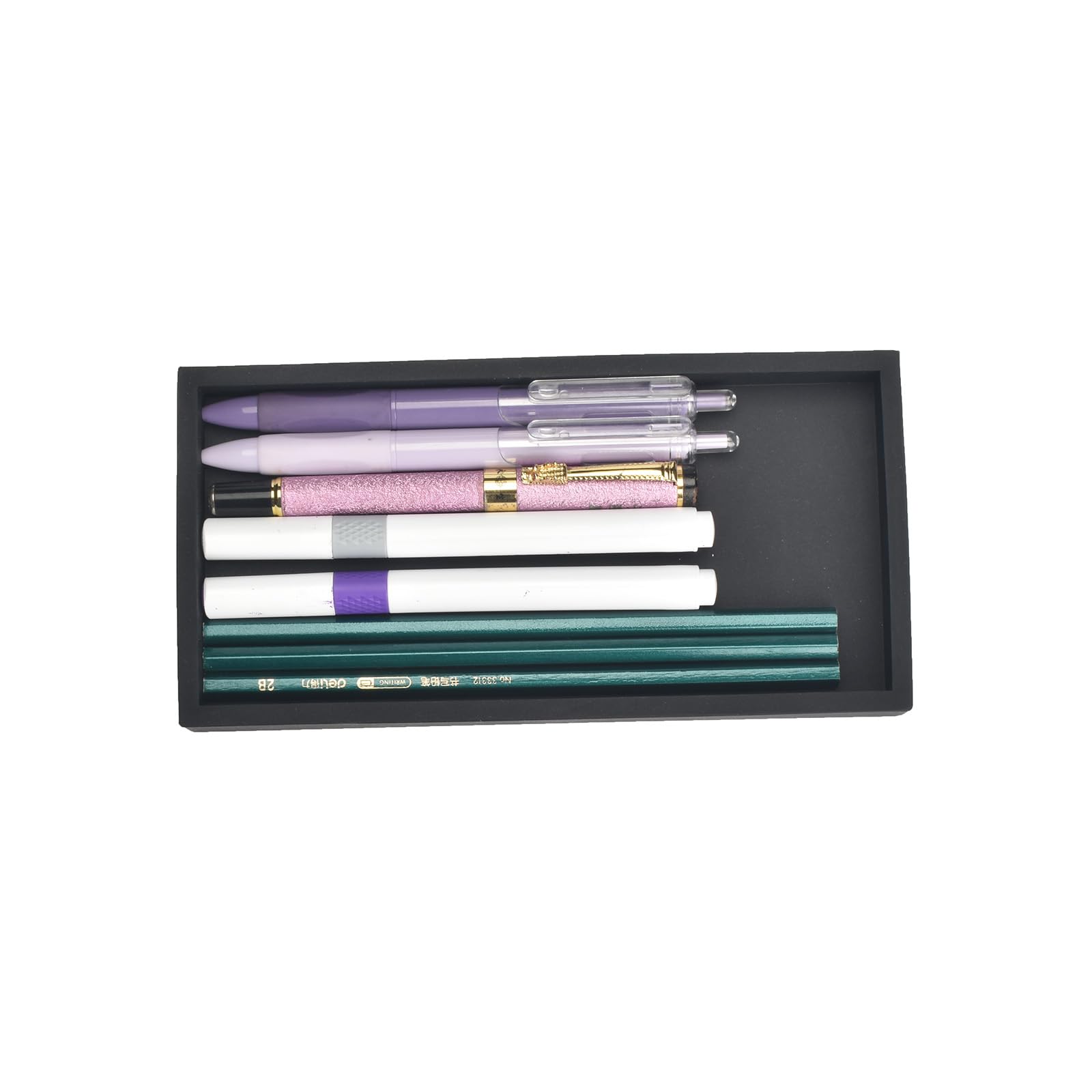 Dnc Bathroom Counter Tray, Small 7.9'' Silicone Vanity Tray, Kitchen Sink Soap Tray For Dish Holder Dispenser Countertop Toilet