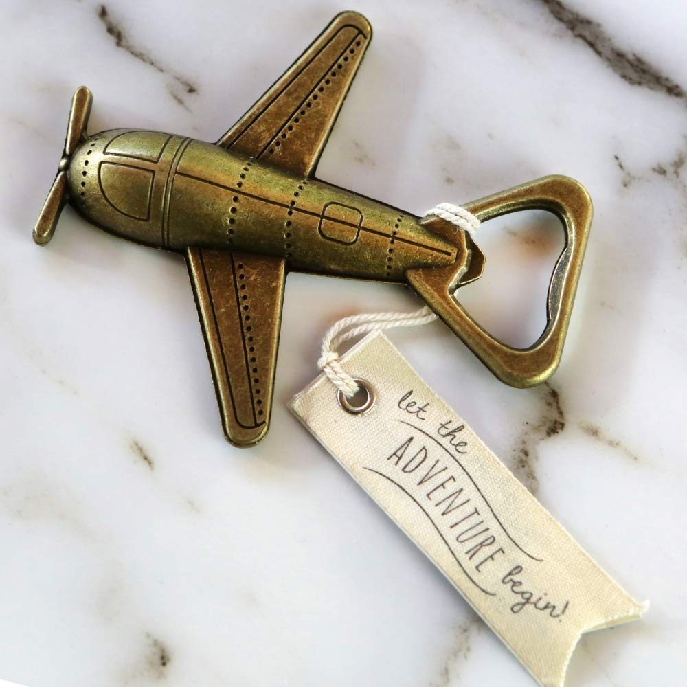 Kate Aspen Let The Adventure Begin Bottle Opener  single  Bronze