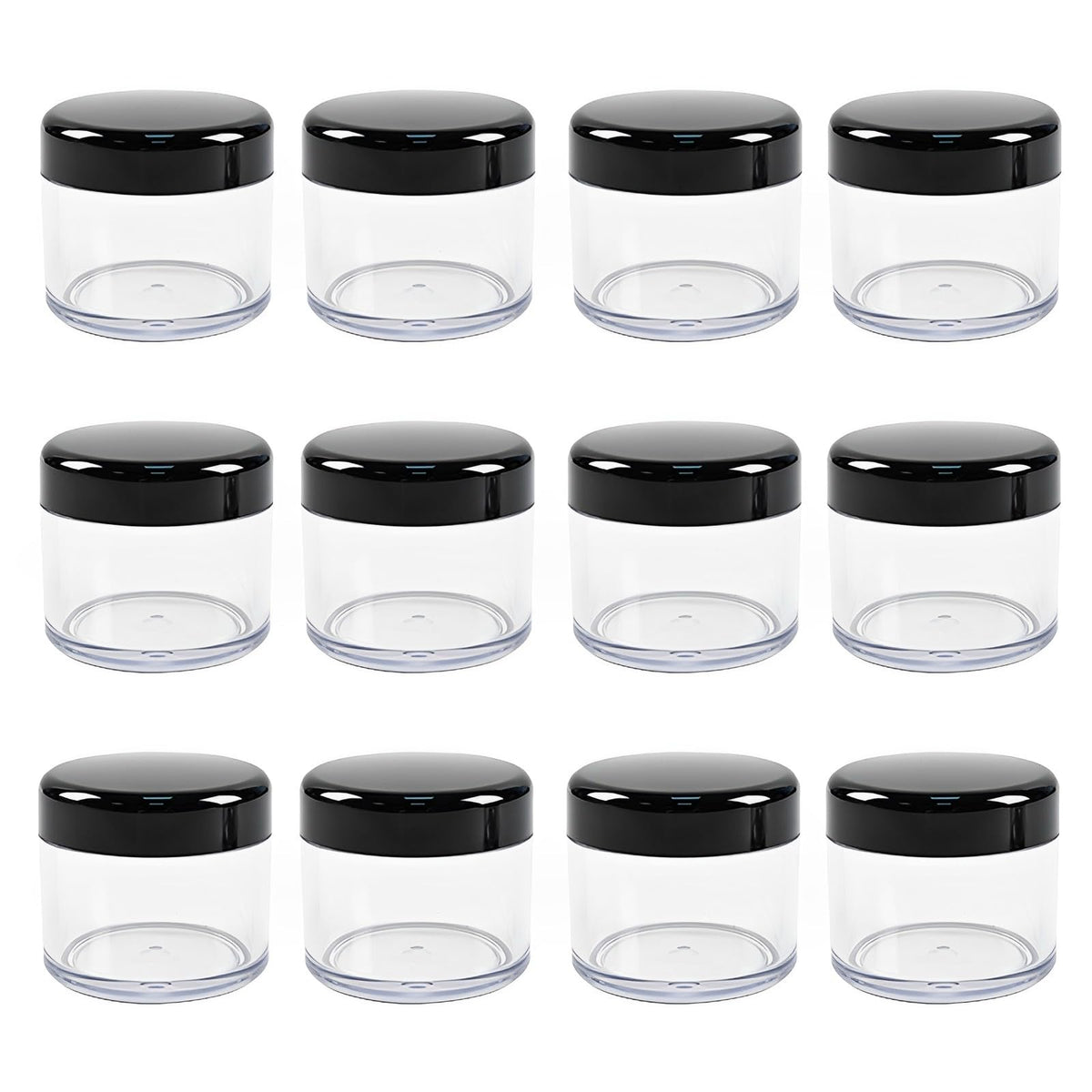 12 Pcs 15Ml/0.5Oz Small Travel Containers, Cosmetic Sample Containers ...