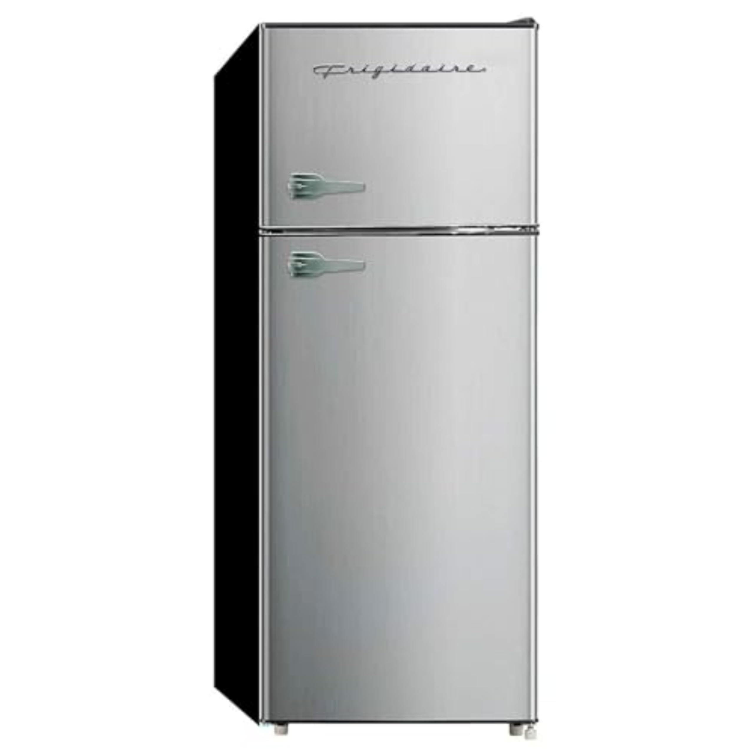 Frigidaire, 2 Door Apartment Size Refrigerator/Freezer Combo, 7.5 cu ft, Platinum Series, Stainless, 23 D x 21.5 W x 55.5 H