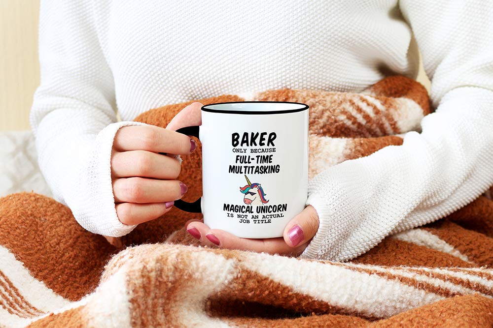 Casitika Baking Gifts for Women. 11 oz Baker Coffee Mug. Gifts for Bakers on Birthday or Special Occasions. Because Unicorn Is N