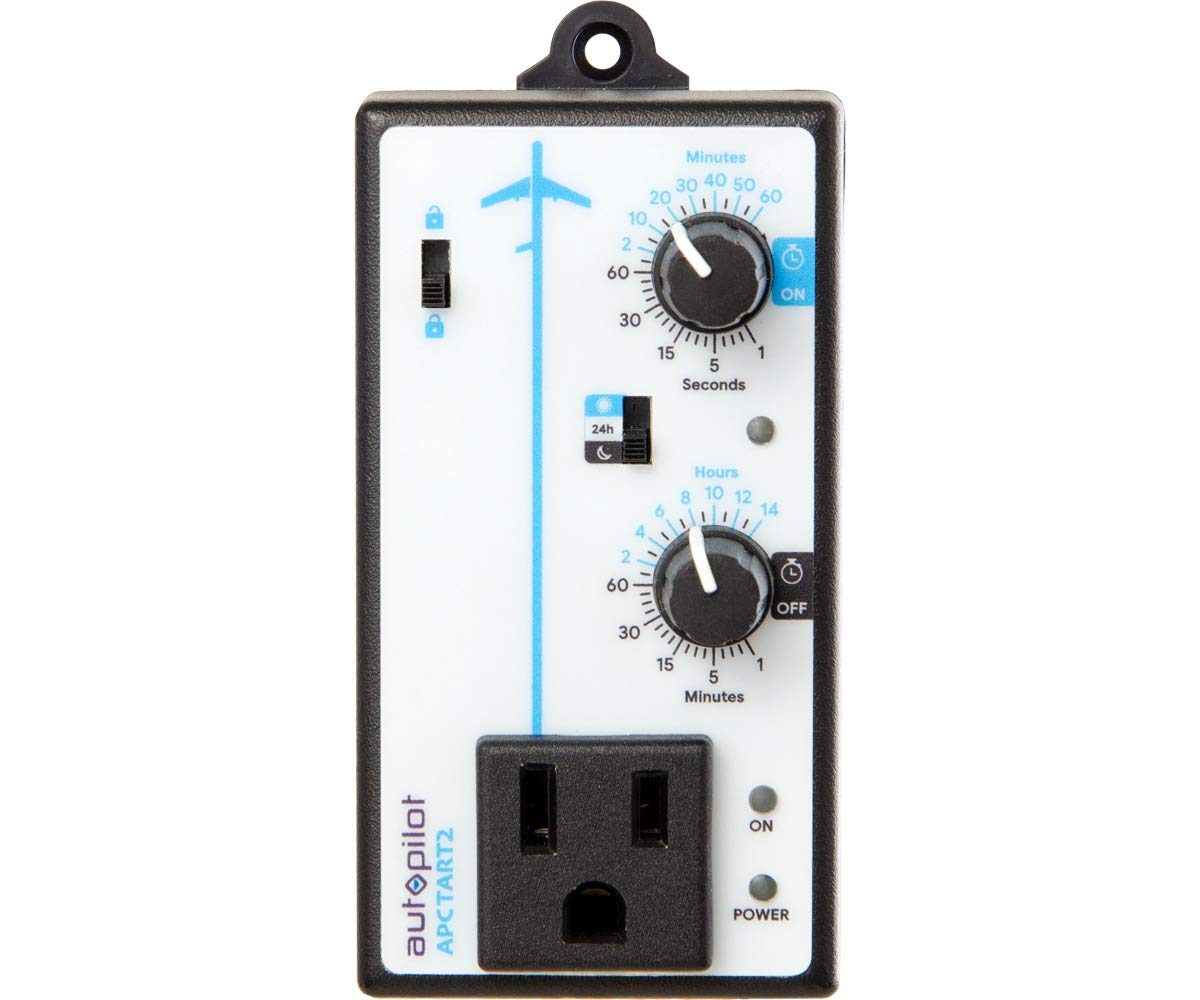Autopilot Apctart2 Advanced 24Hr Recycling Timer, Black