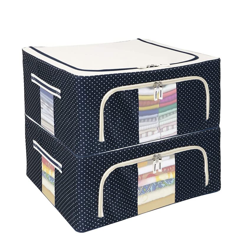 Foldable Organizer For Clothes Cloud Search  Cloth Organizer For Wardrobe | Rectangular Cloth Storage Box | Cloth Bags For Stor