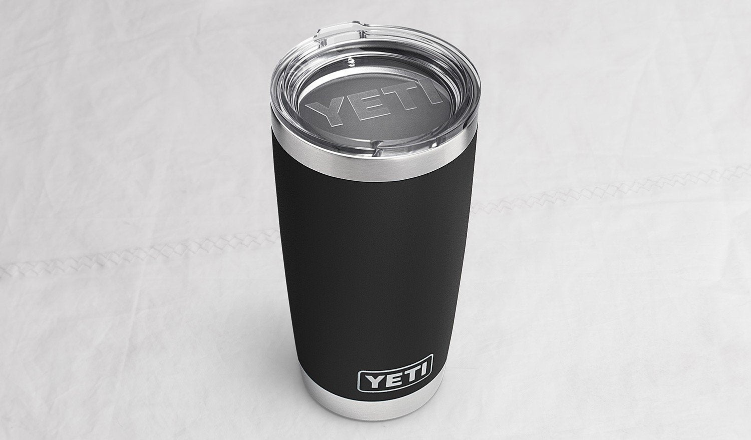 Yeti Rambler 20 Oz Stainless Steel Vacuum Insulated Tumbler With Lid, Black