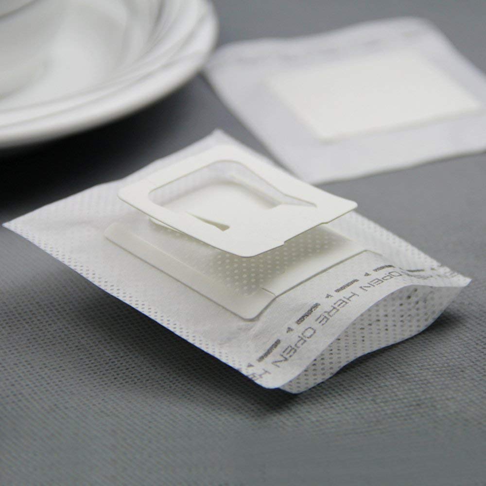 100Pcs Portable Coffee Filter Paper Bag Hanging Ear Drip Coffee Bag Single Serve Disposable Drip Coffee Filter Bag Perfect For T