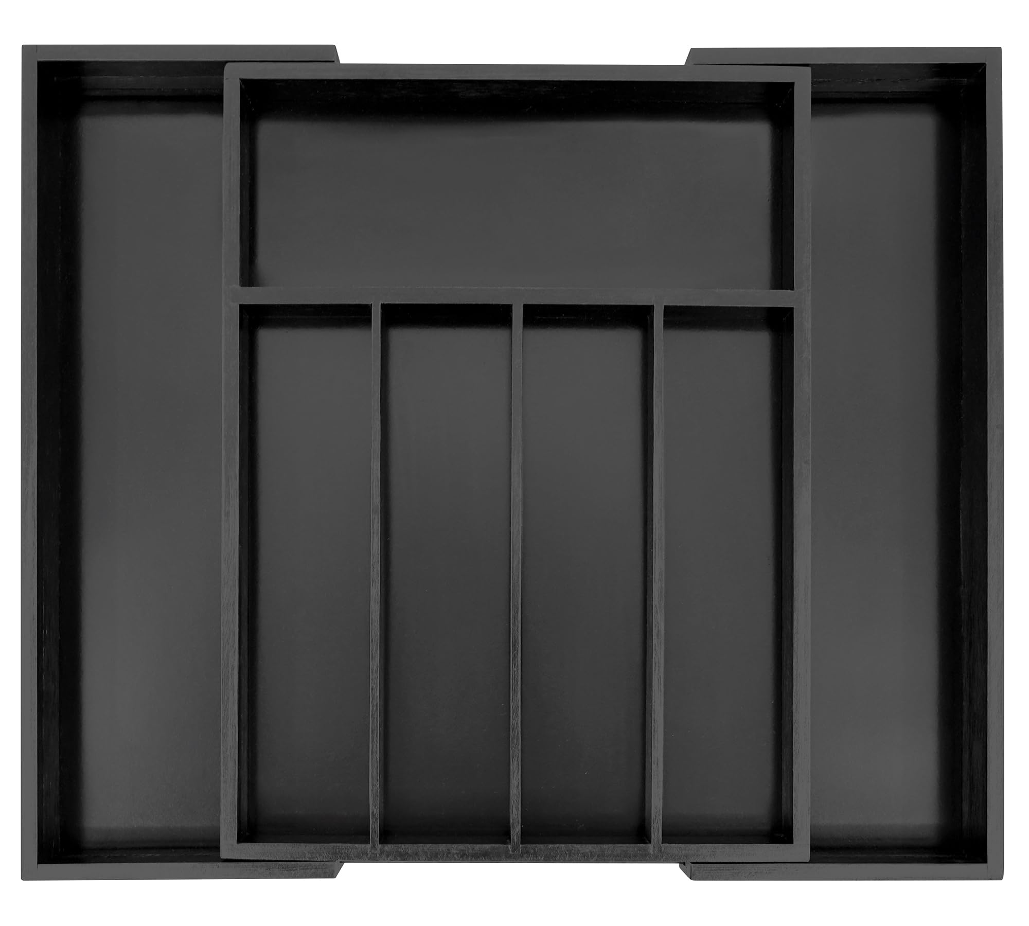 Vaefae Bamboo Silverware Organizer, Expandable Kitchen Drawer Organizer For Cutlery, Wooden Utensil Holder, Multi-Function Drawe