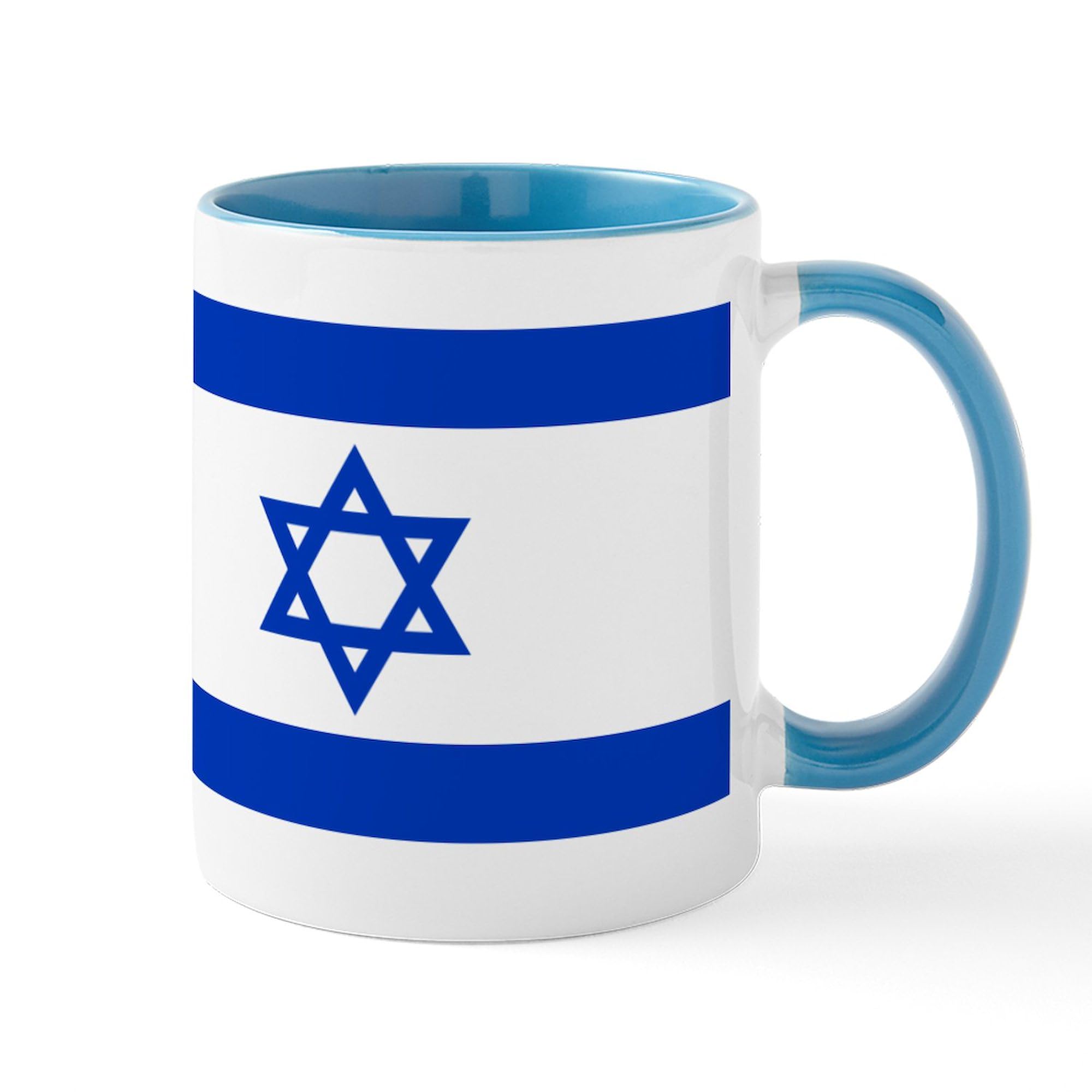 CafePress Israeli Flag Mug 11 oz (325 ml) Ceramic Coffee Mug