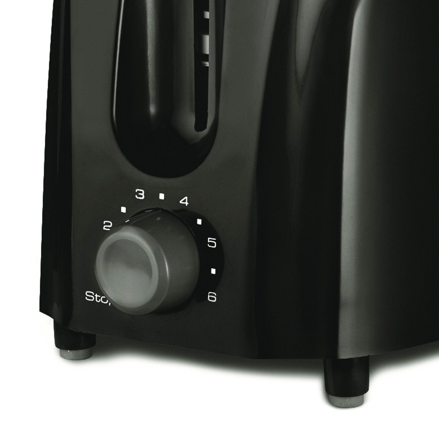 Brentwood TS-260B Cool Touch 2-Slice Toaster, Black, Plastic, Compact Design