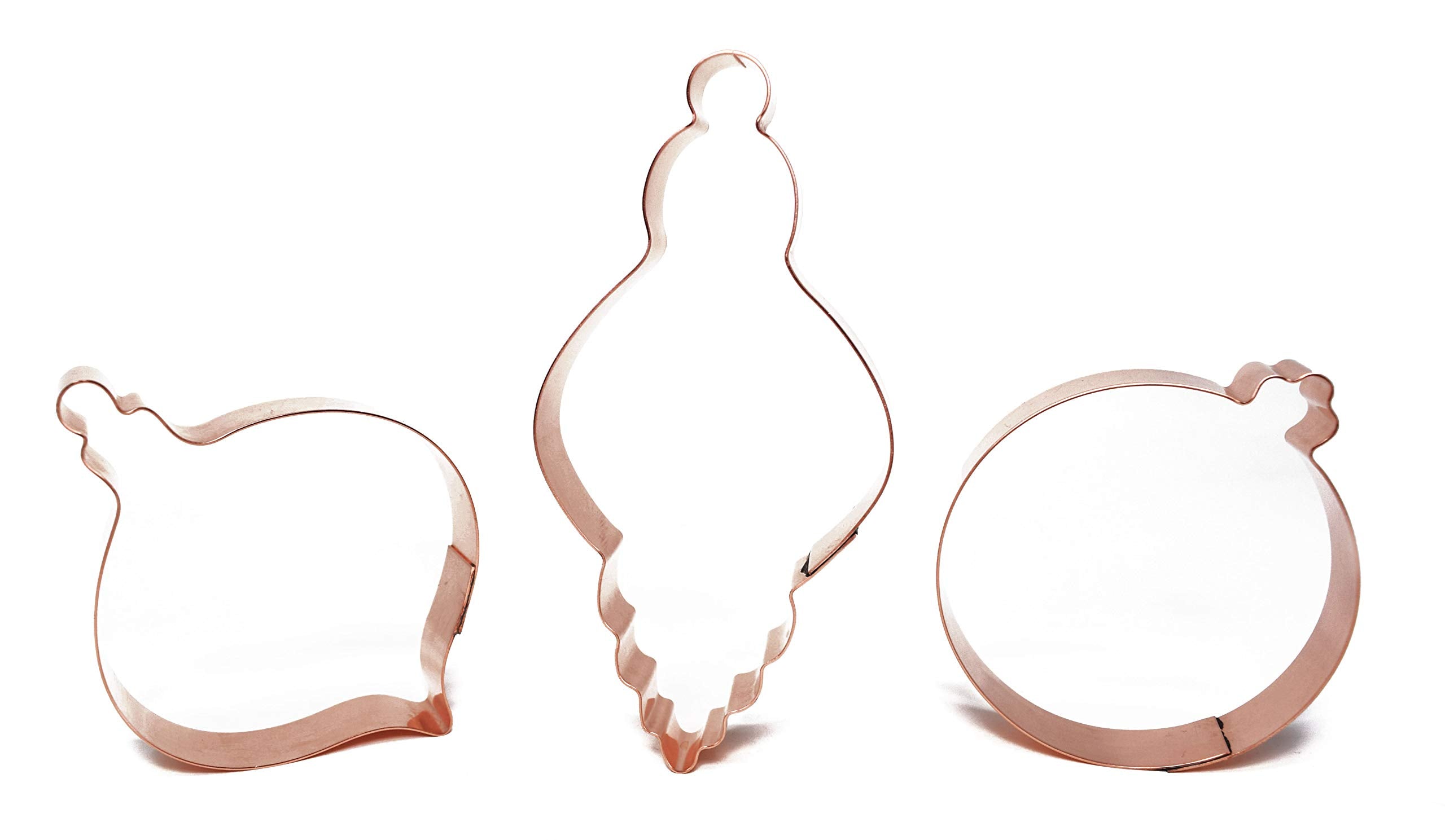 Trio Of Vintage Style Christmas Ornament Cookie Cutters
