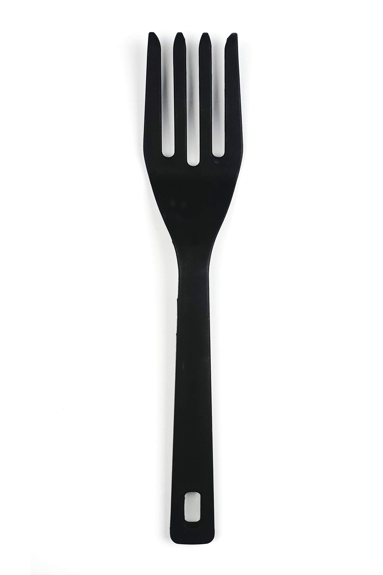 Rsvp International EffBk Silicone Fork, One Size, Black