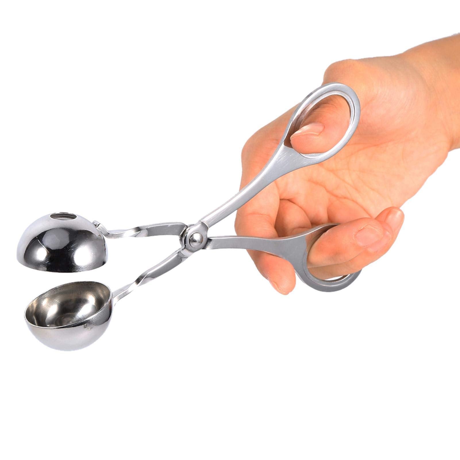 Meat Ballers Maker Melon Baller Meatball Scoop Maker Non Stick Stainless Steel Ice Cream Scoop Disher Fruits Kitchen Tools Ball