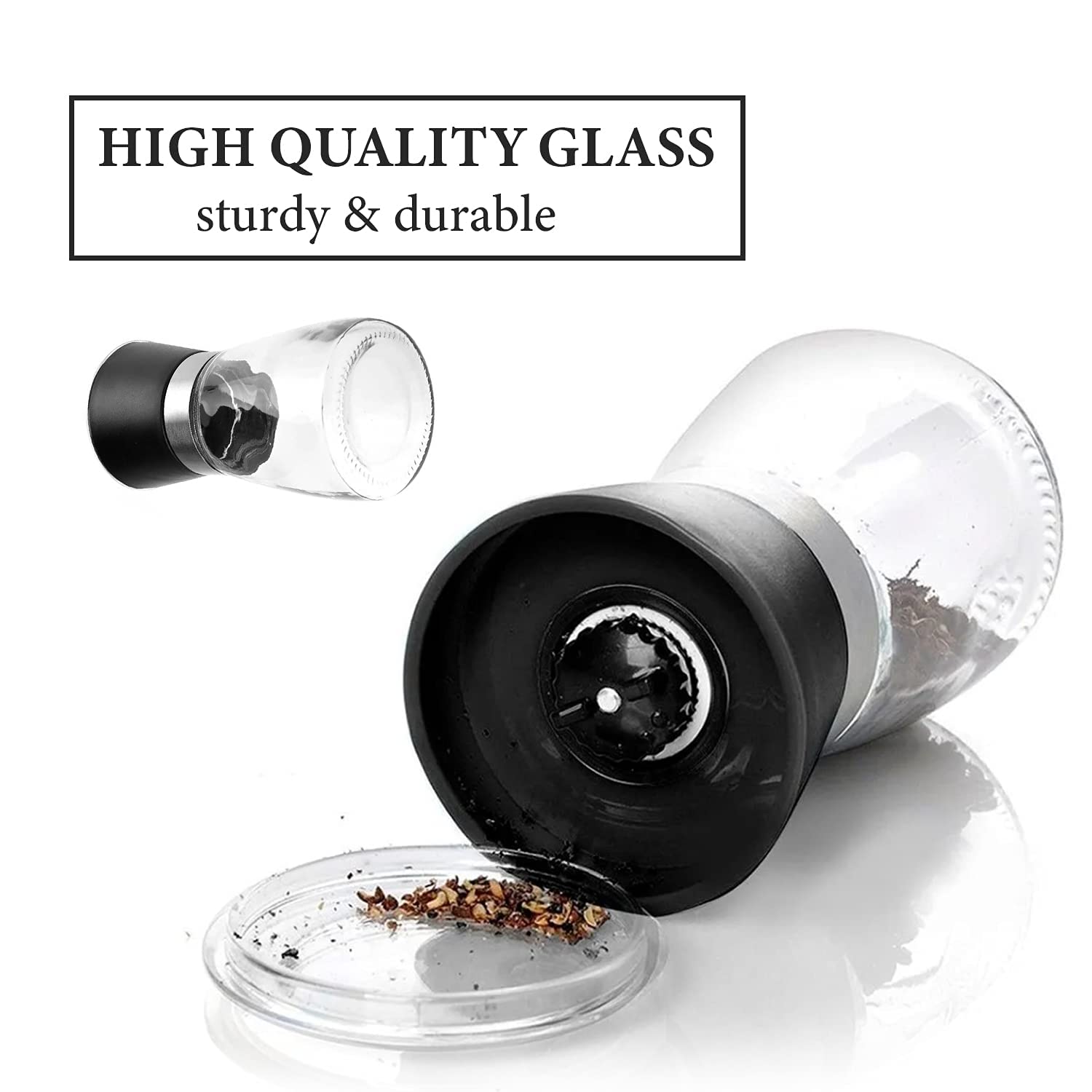 Salt And Pepper Grinder - Ceramic Salt And Pepper Grinder For Salt And Pepper Shakers Kitchen Grinder Grinder Ceramic Kitchen Mi