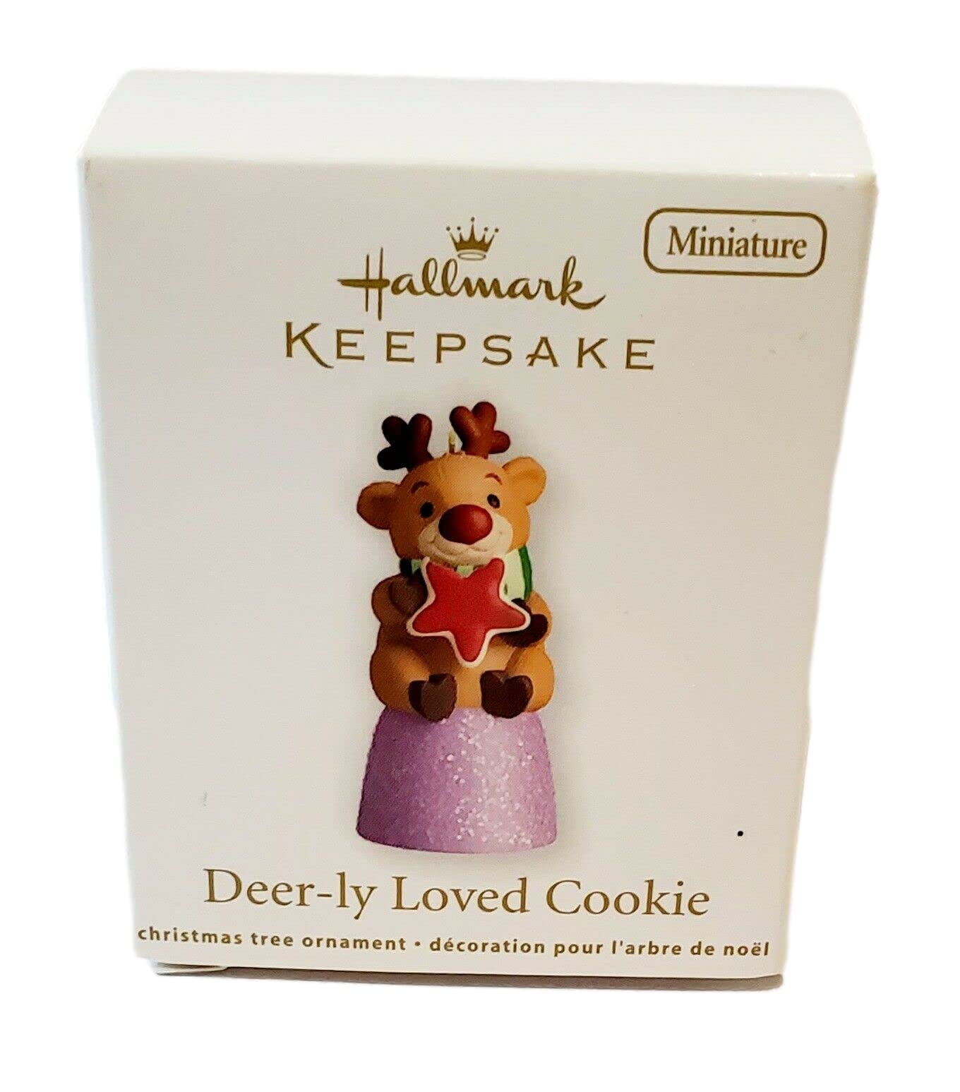 Hallmark 2012 Deer-ly Loved Cookie Miniature Ornament