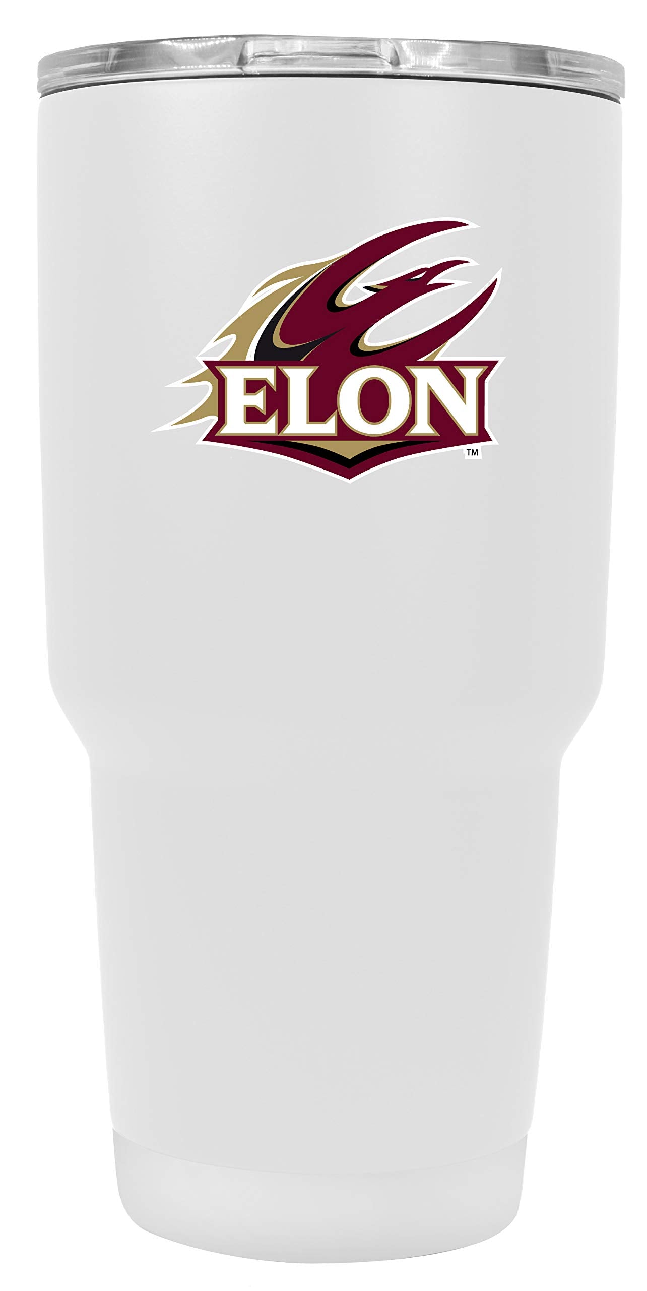 R And R Imports Elon University 24 Oz White Insulated Stainless Steel Tumbler Officially Licensed Collegiate Product