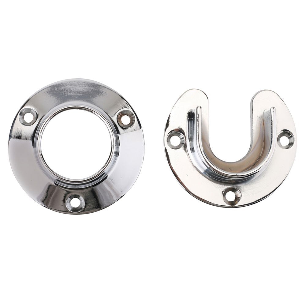 Closet Pro Hd Cd-0010-Ch Heavy Duty Closet Pole Sockets, Chrome