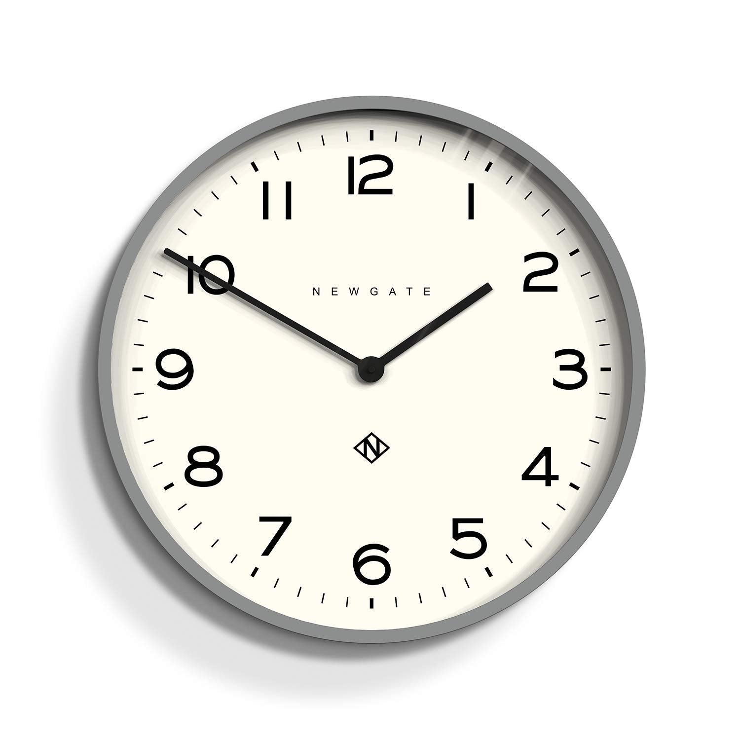 Newgate Echo Number One Large Wall Clock - Modern Wall Clock Wall Clocks - Round Clock - Kitchen Clock - Clocks For Living Room 