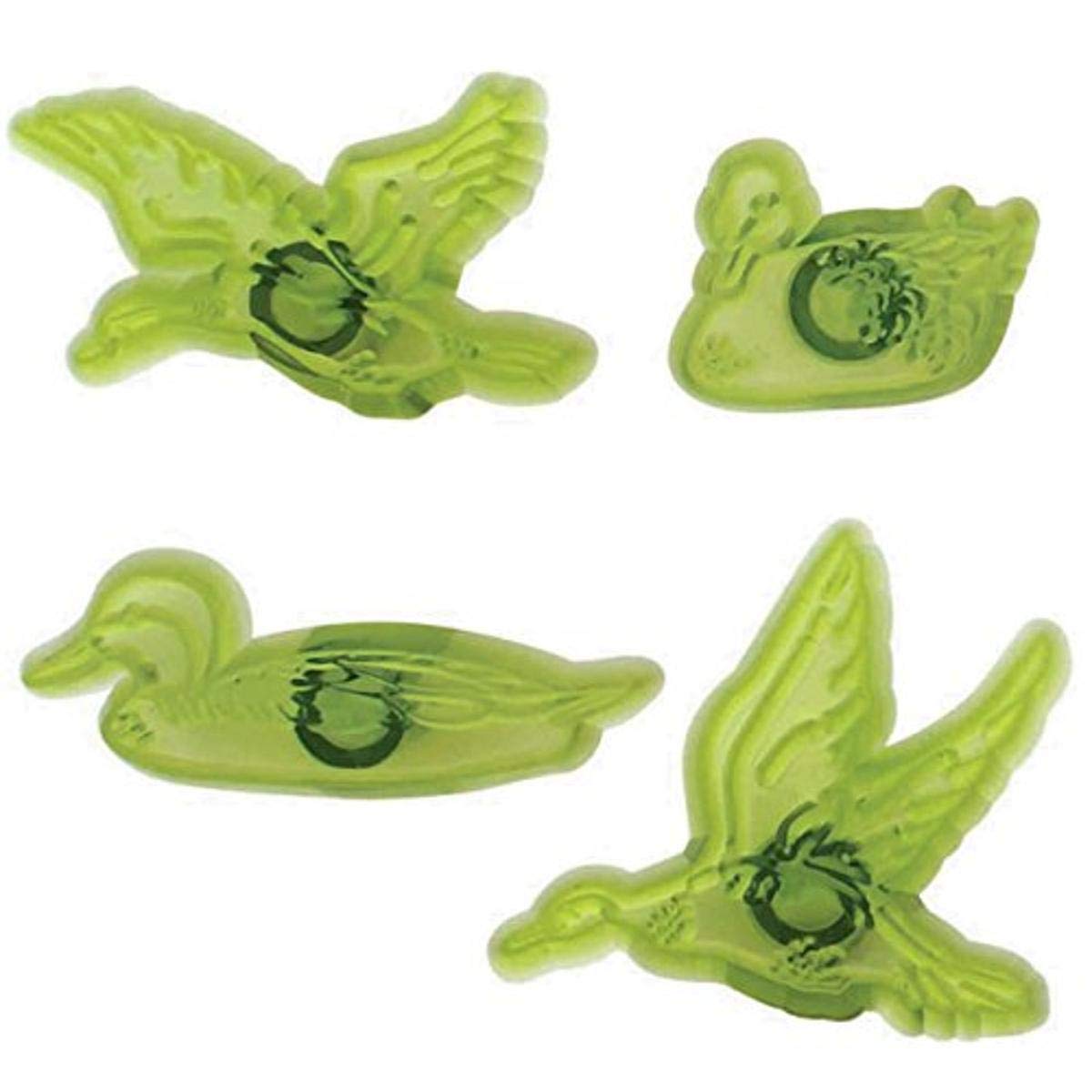 Jem Wild Duck Fondant Cutters, For Cake Decorating, Set Of 4