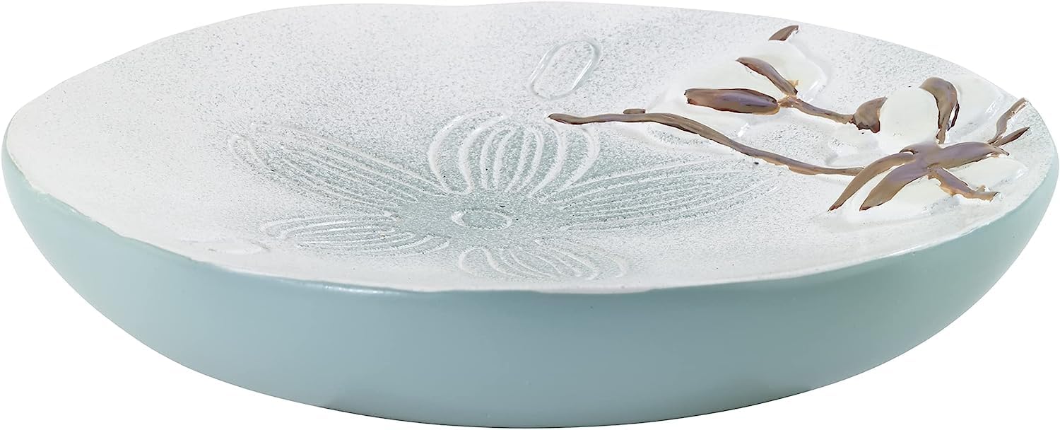 Avanti Linens - Soap Dish, Countertop Accessories, Farmhouse Chic Bathroom Decor (Farmhouse Shell Collection)