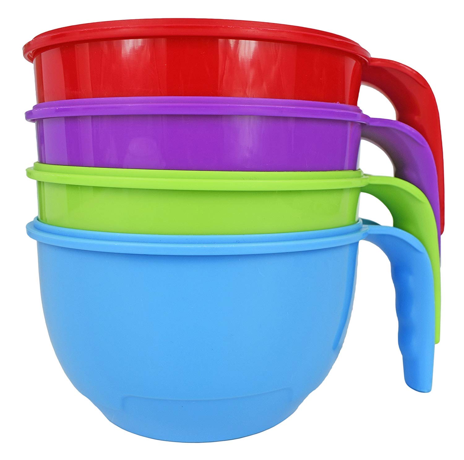 Black Duck Brand Set Of 4 Soup Mugs 28 Ounce Heat Soup In The Microwave And Take It On The Go! Perfect For Work School And Meal