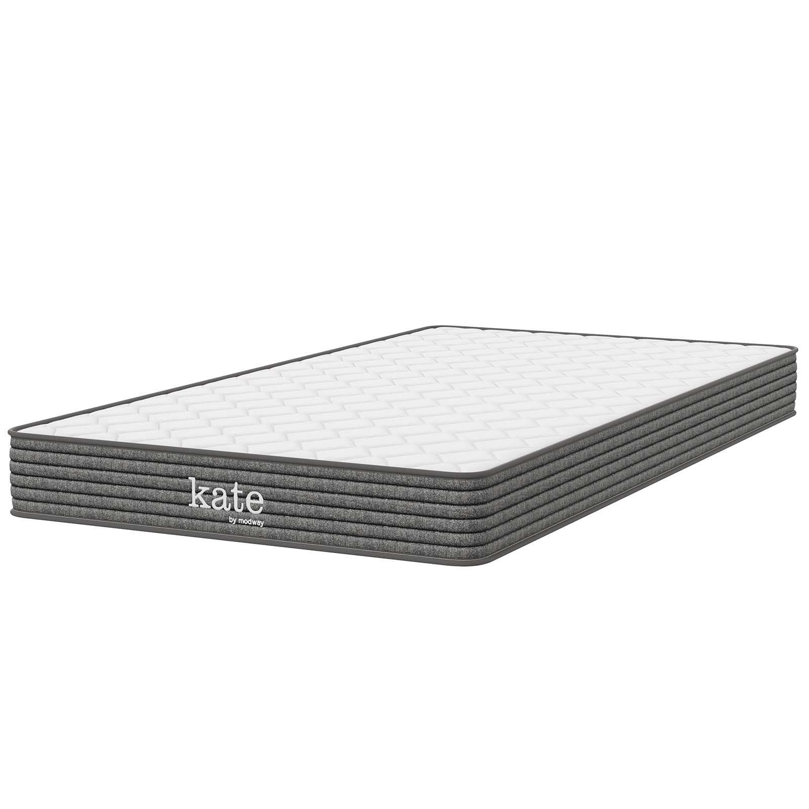 Modway Kate 6    Twin Innerspring Mattress - Firm 6 Inch Twin Innerspring Mattress- 10-Year Warranty