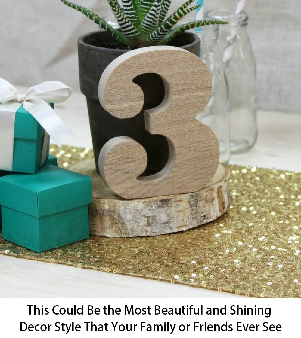 Shinybeauty 12'' X 108'' Sequined Table Runner - Light Gold Table Runner 108 Inches Long Dining Table Runner For Christmas Coffe